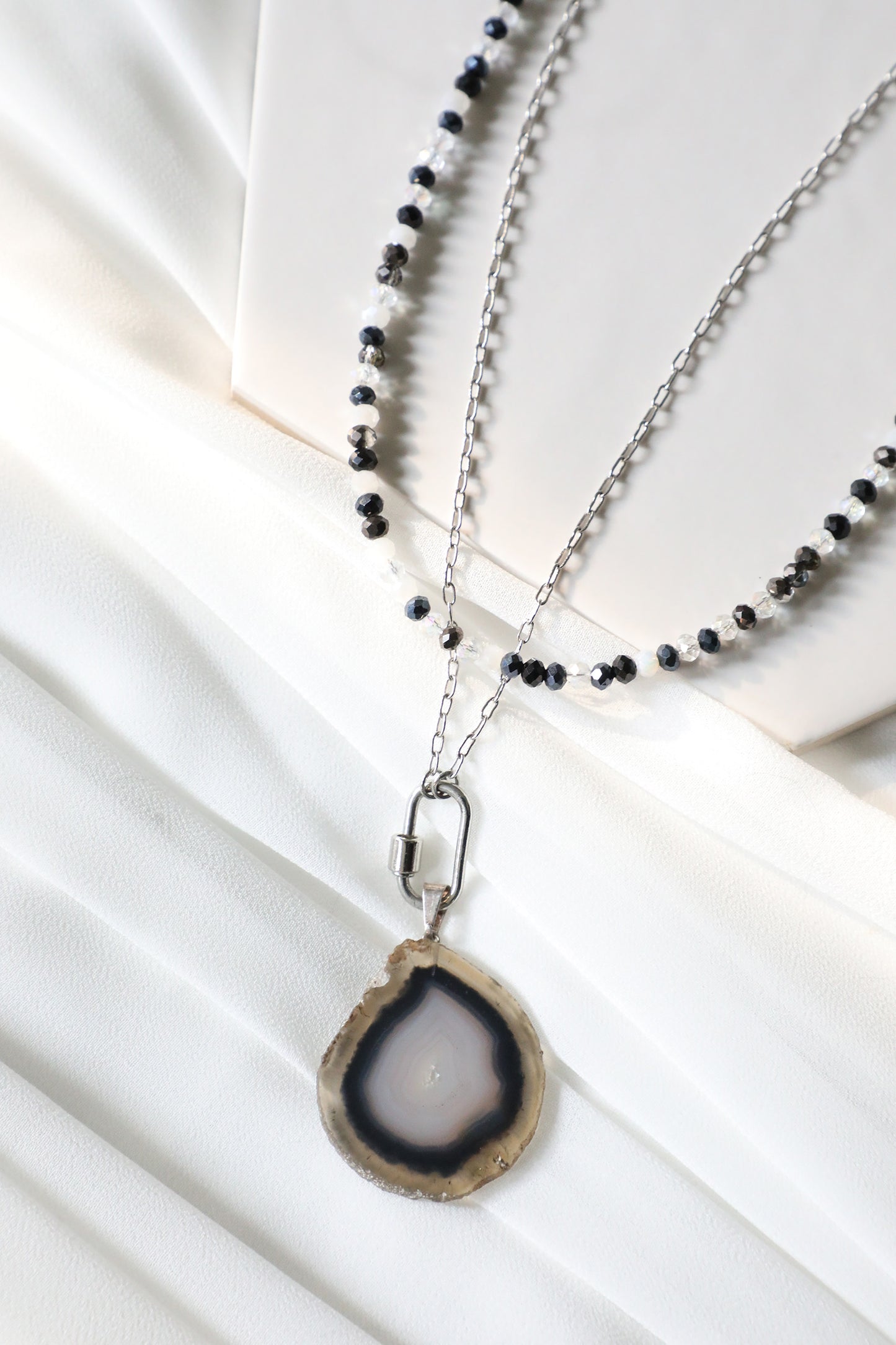 Agate Slice Necklace