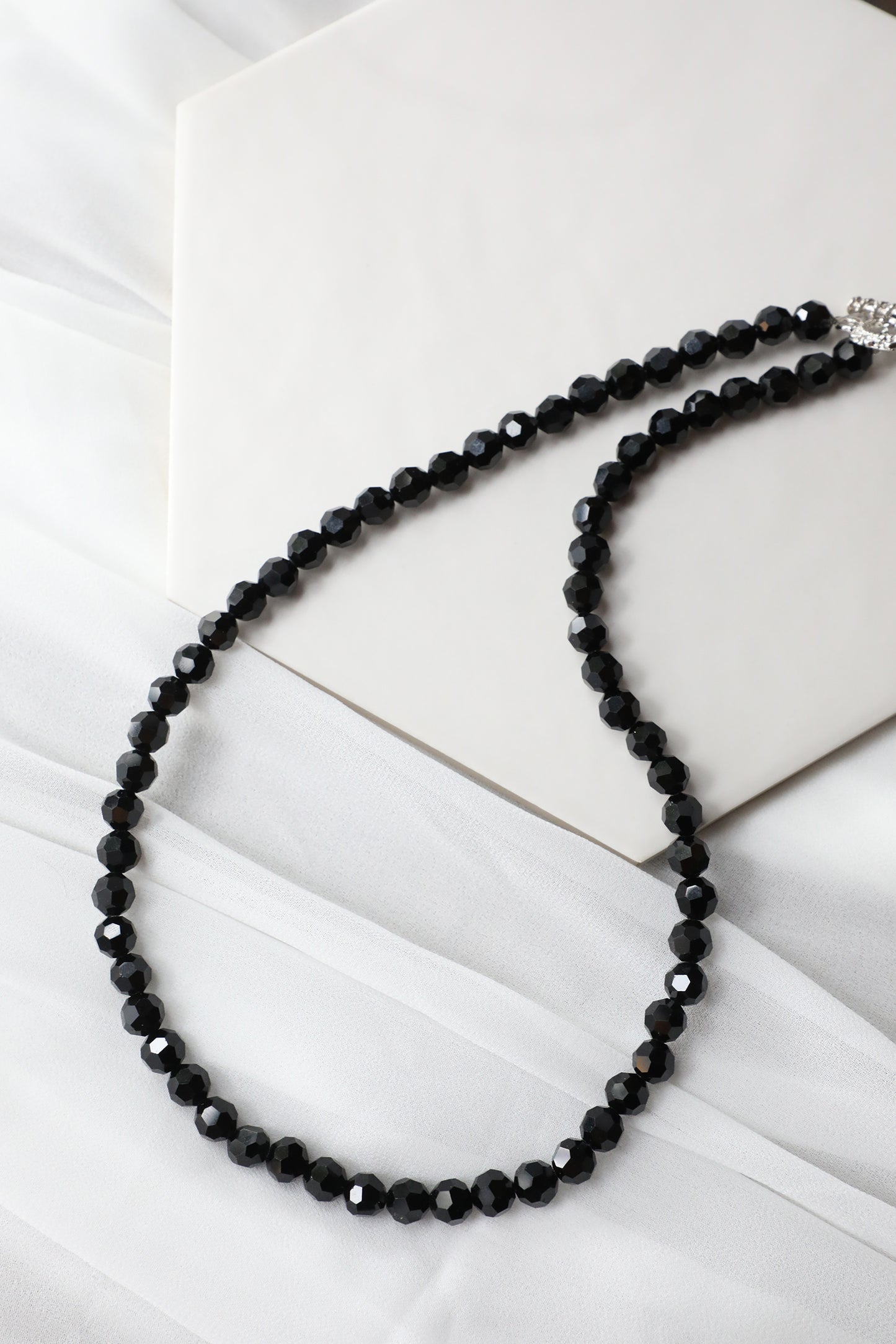 Black Crystal Necklace