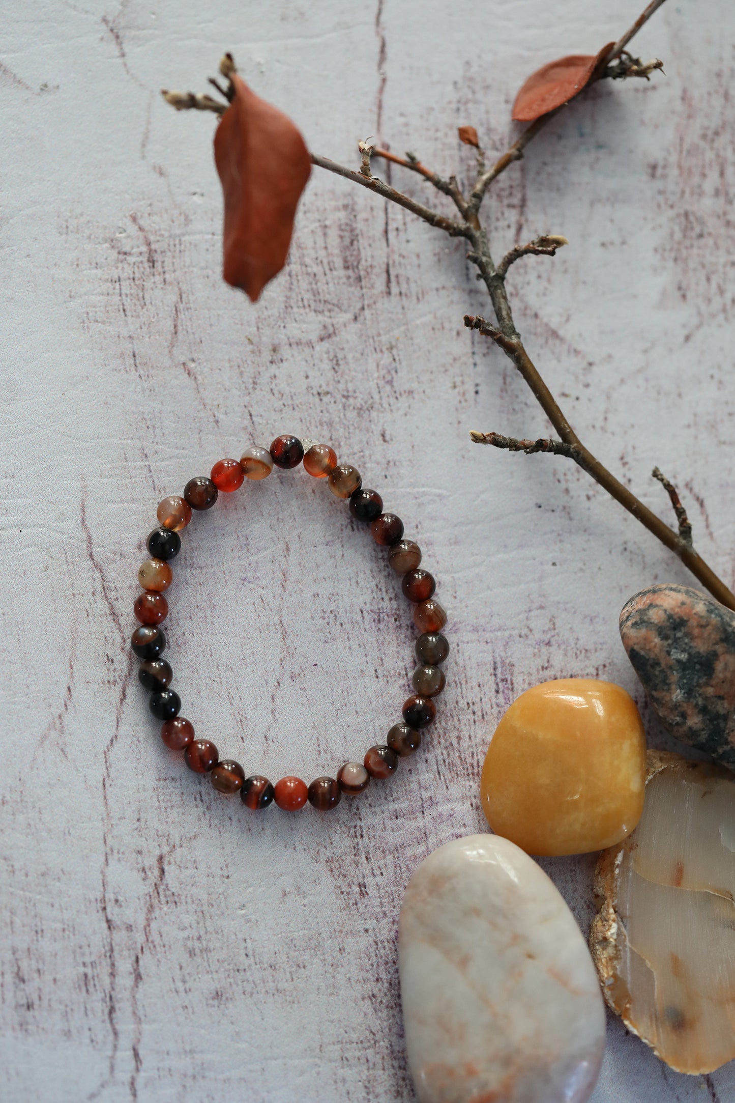Beaded Bracelet - Madagascar Agate