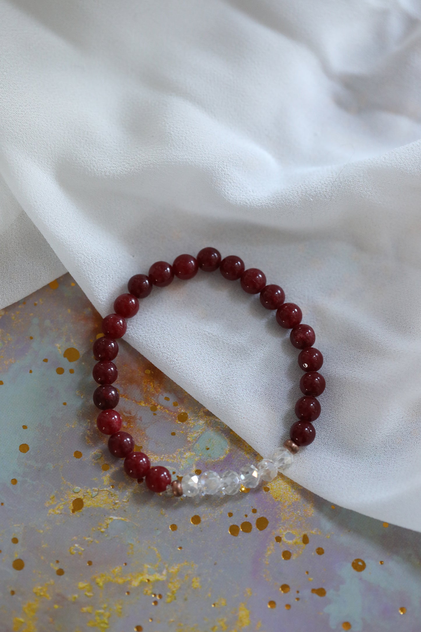 Beaded Bracelet - Poppy