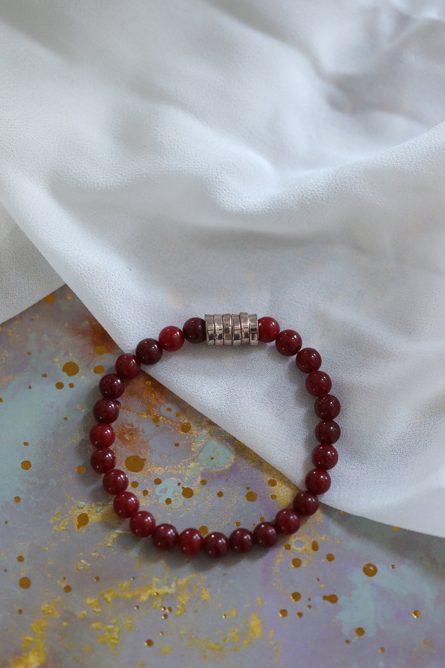 Beaded Bracelet - Verbena