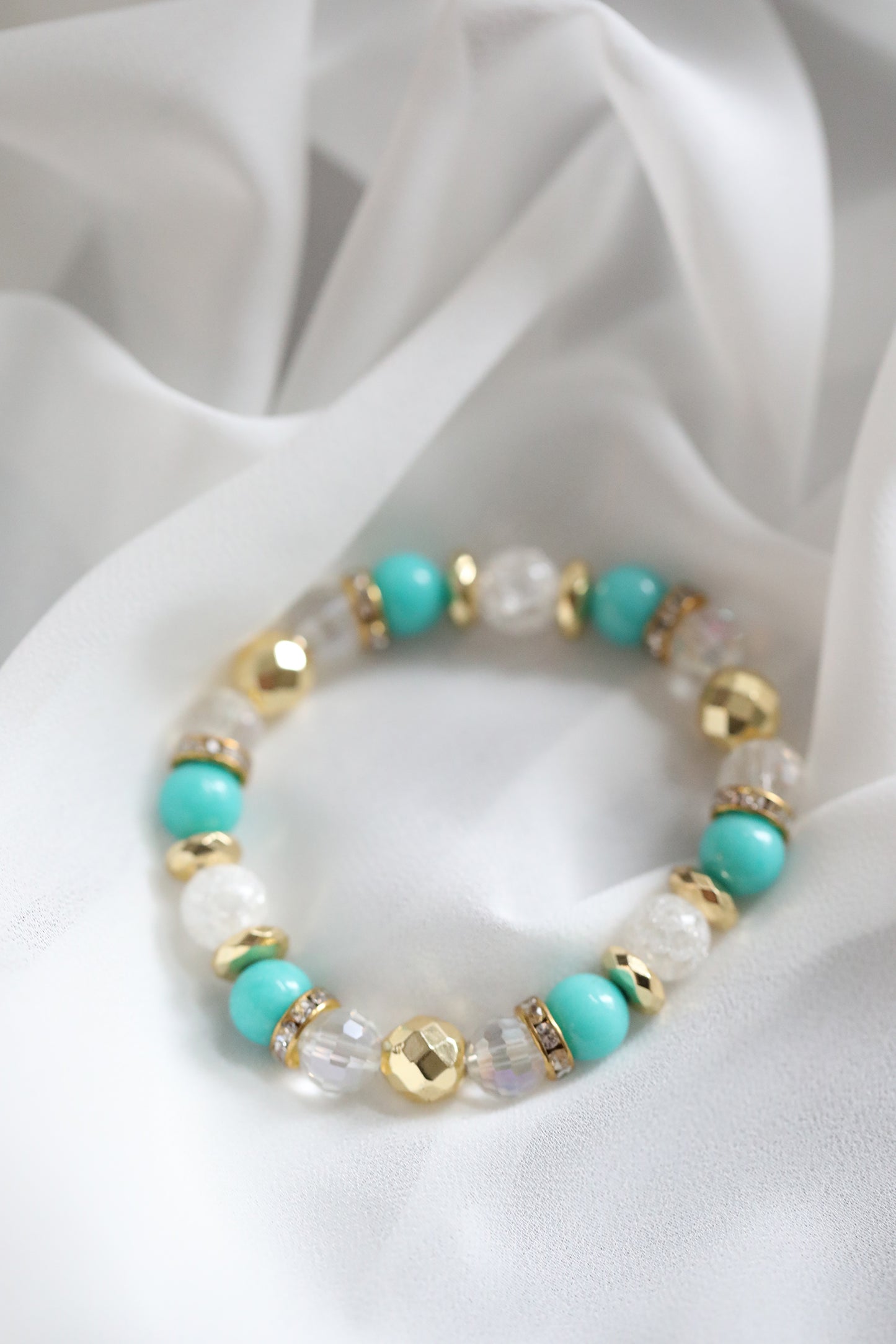 Beaded Bracelets - Caribbean Waters