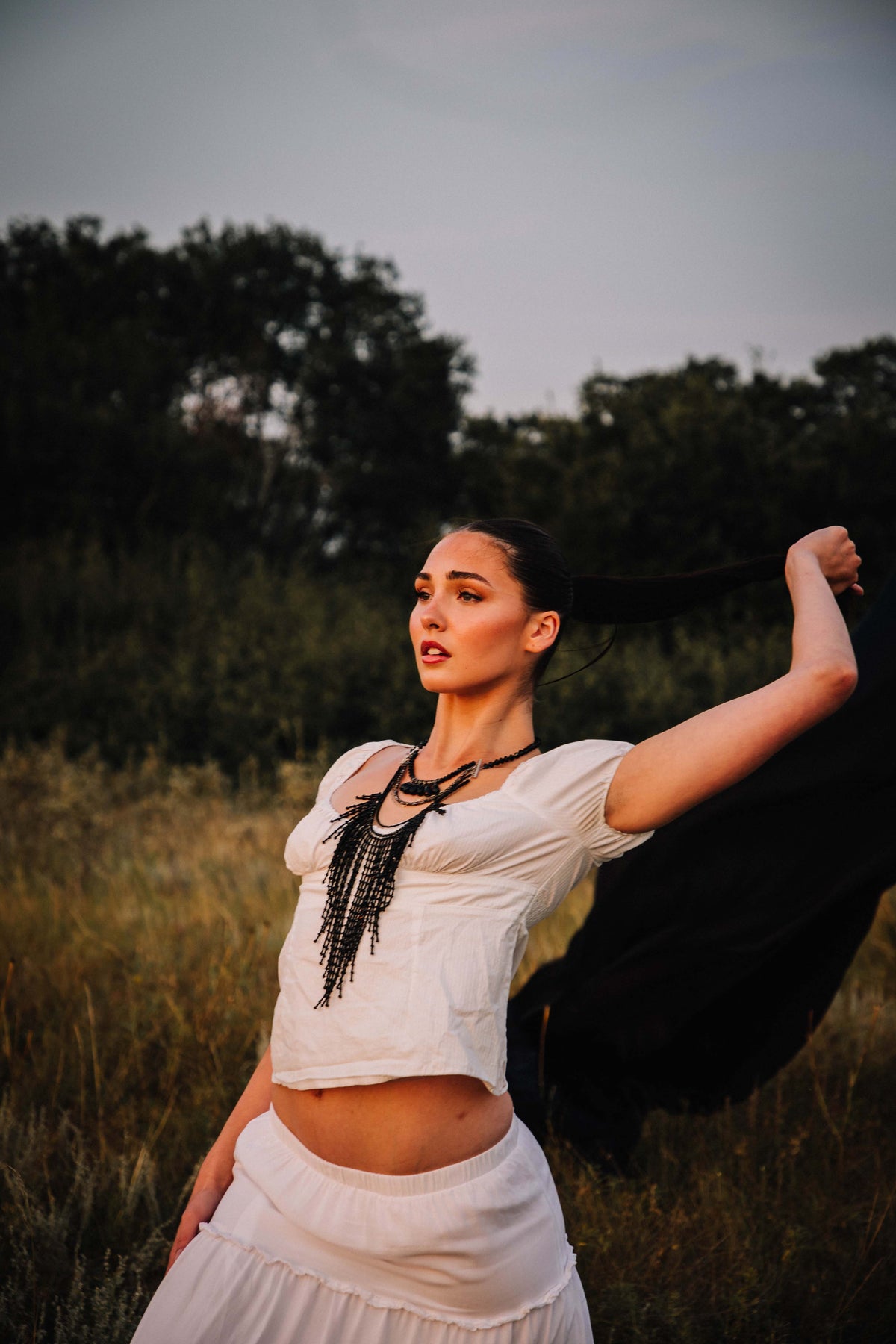 Black Rain Necklace