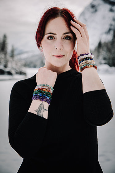 Pulsera Chip - Rodonita