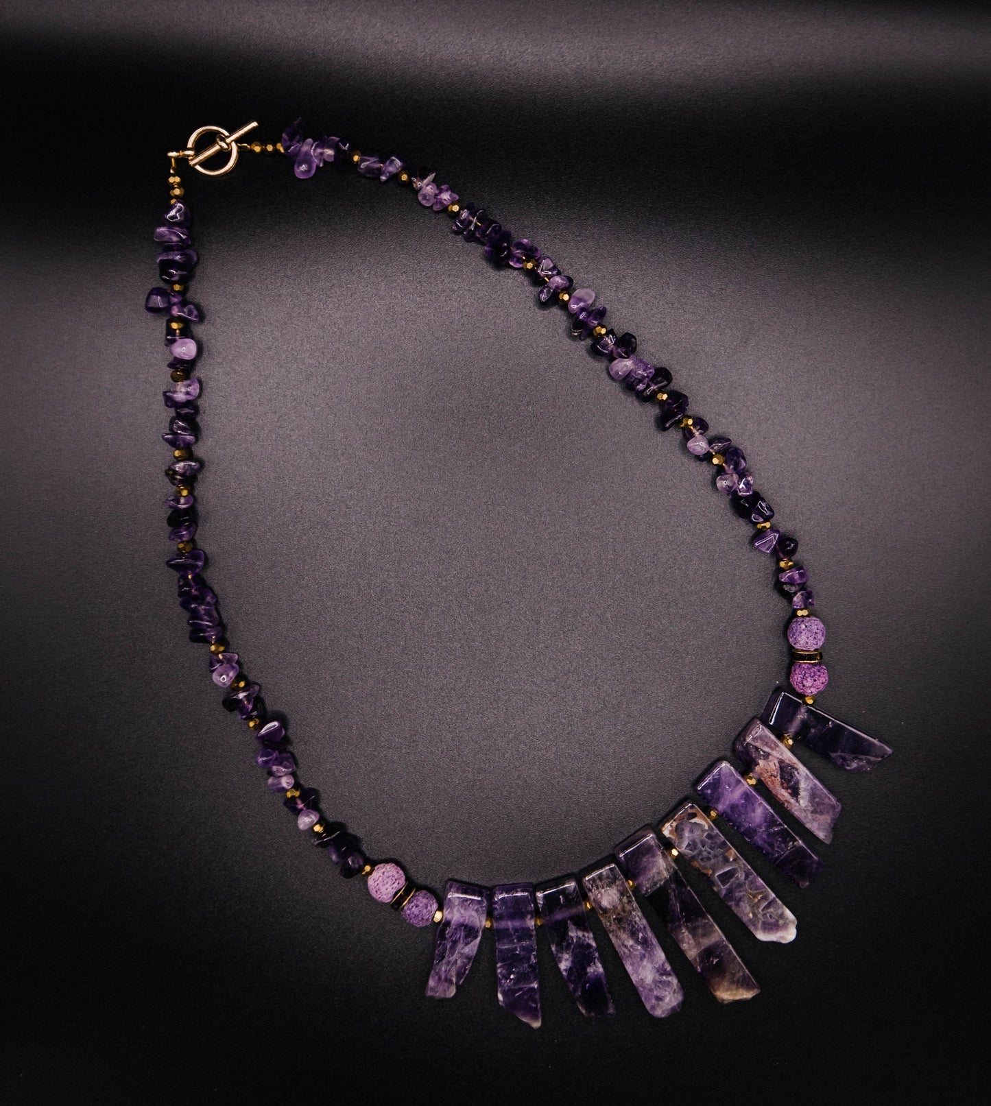 Amethyst Statement Necklace