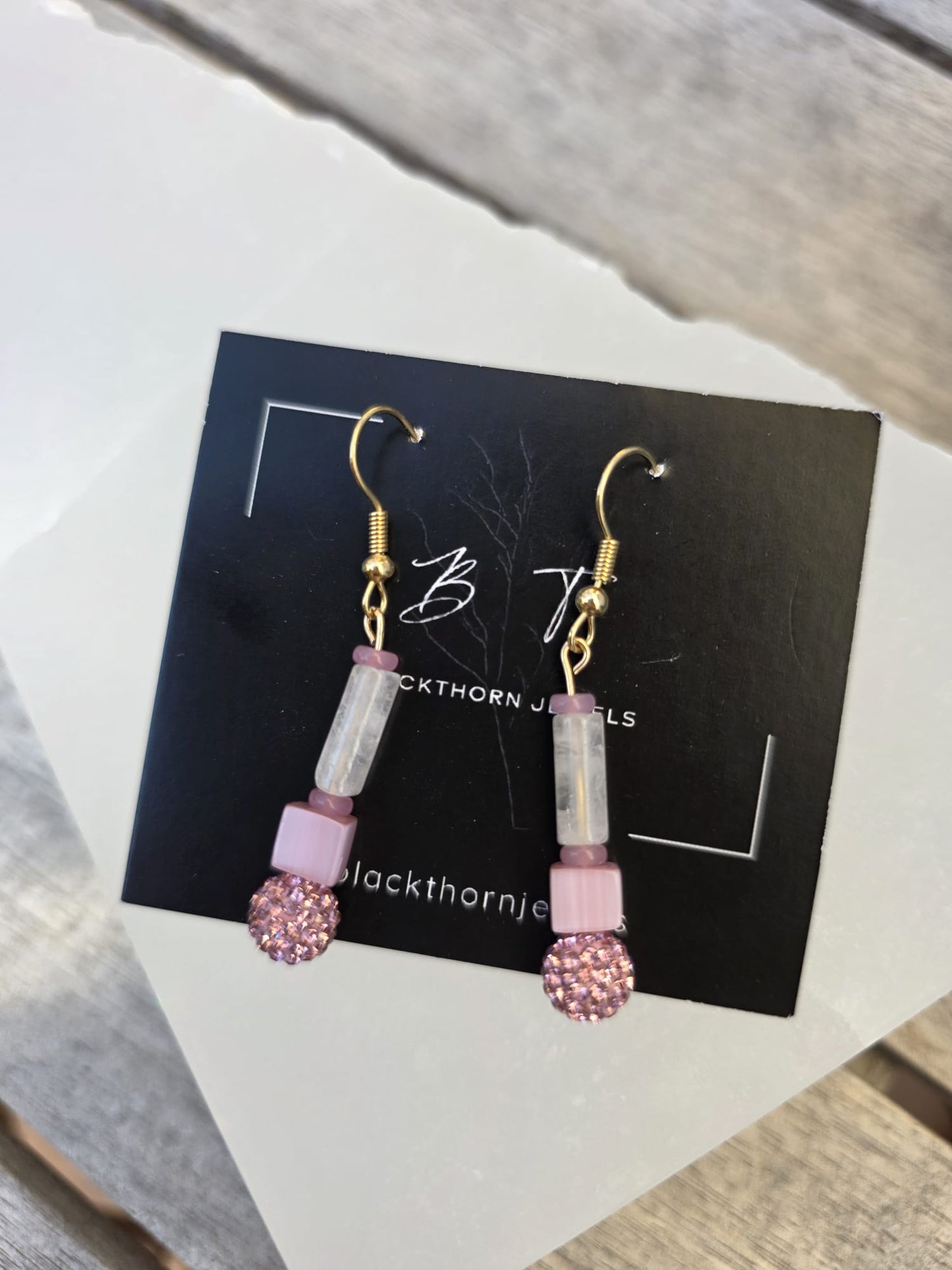 Gemstone Necklace + Earring Set