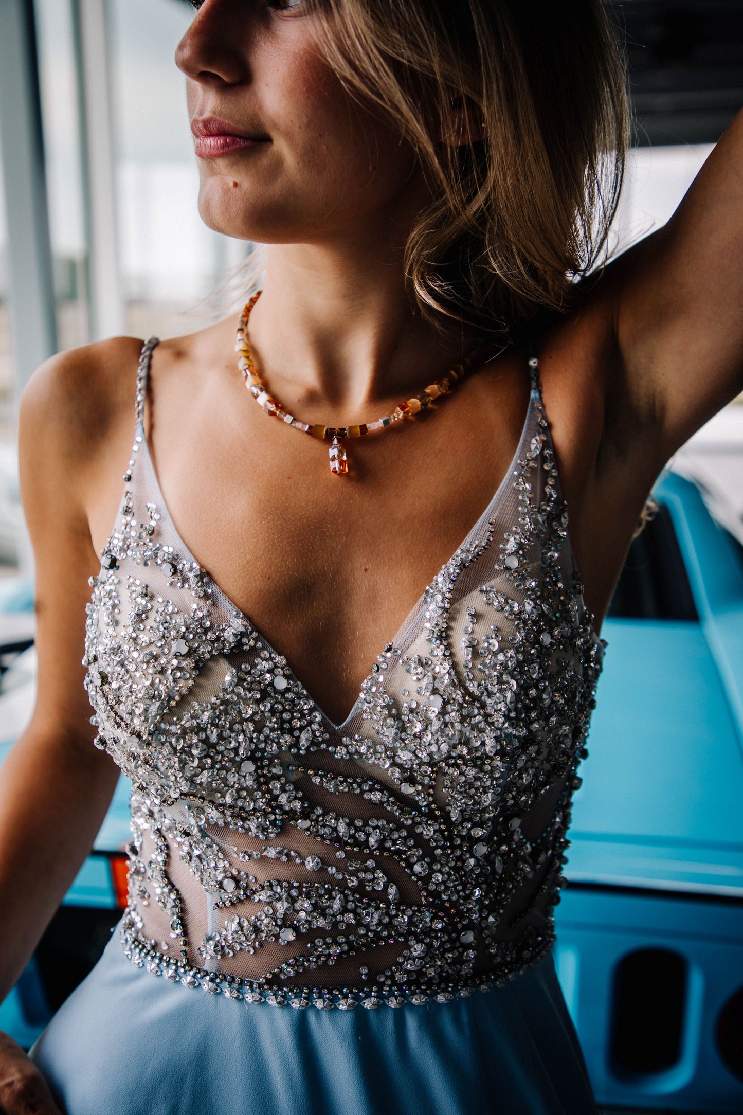 Amber Glow Dalestone Necklace