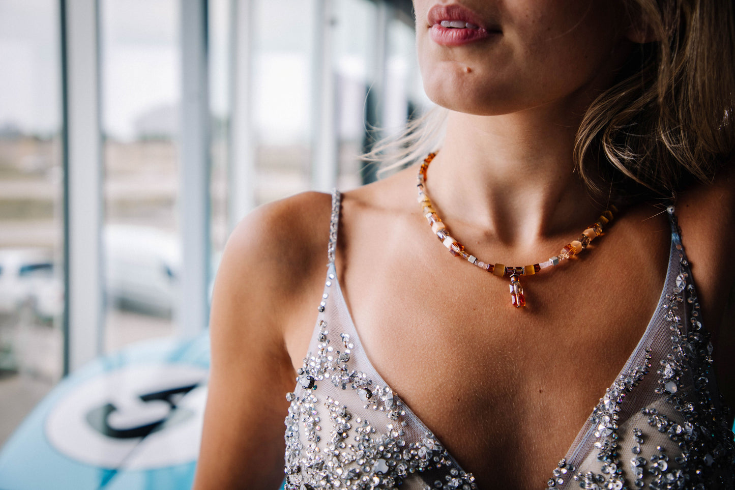 Amber Glow Dalestone Necklace