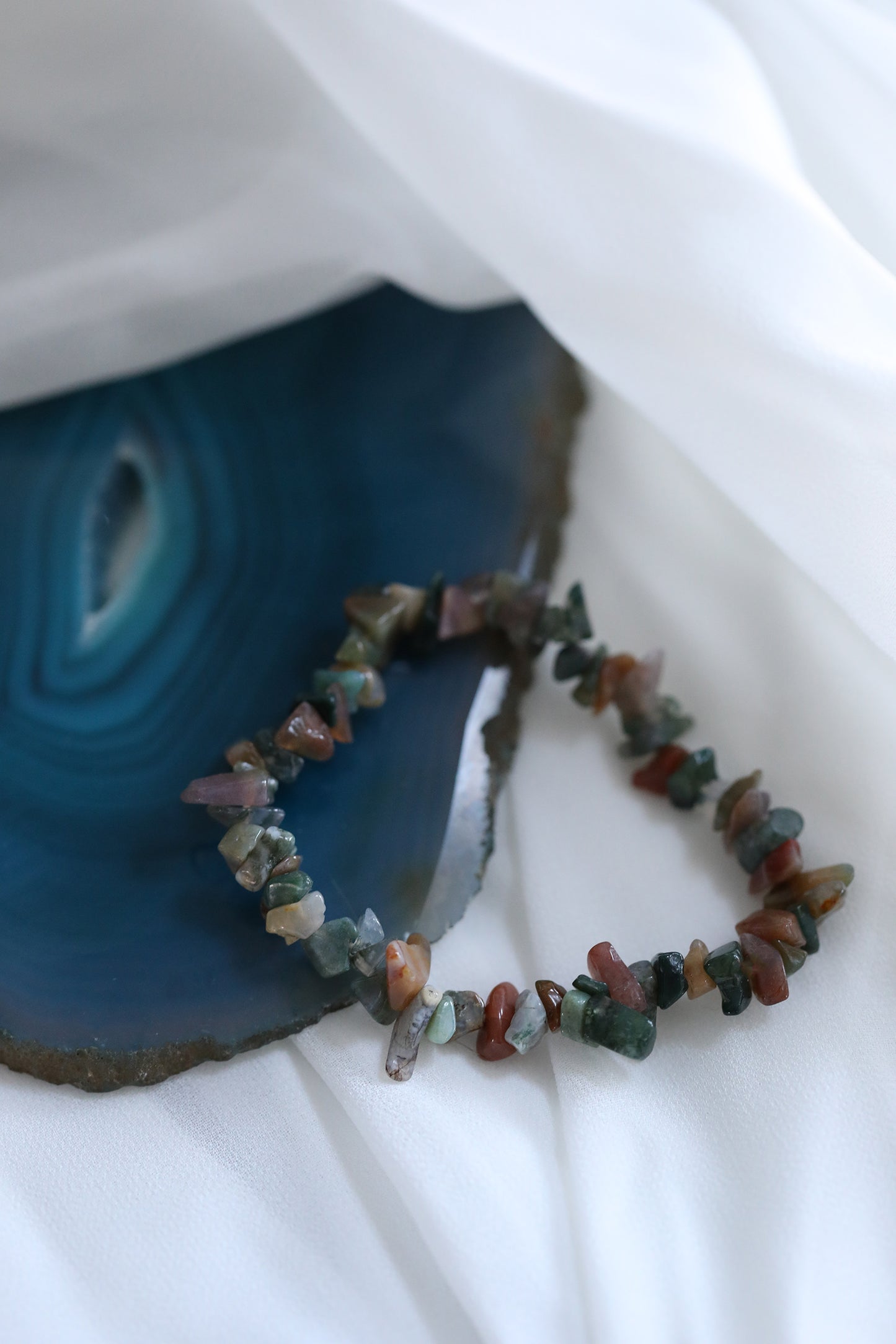 Pulsera Chip - Fancy Jasper Agate