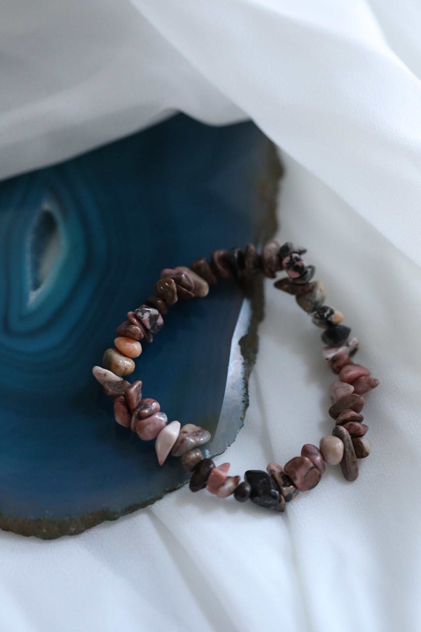 Pulsera Chip - Rodonita