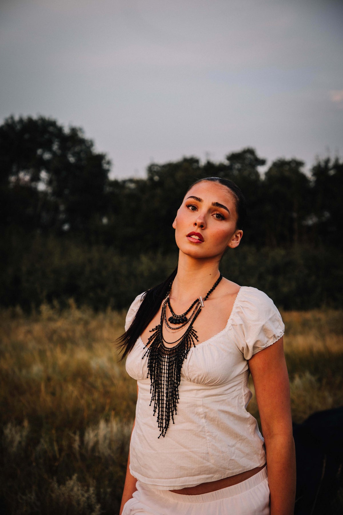 Black Rain Necklace