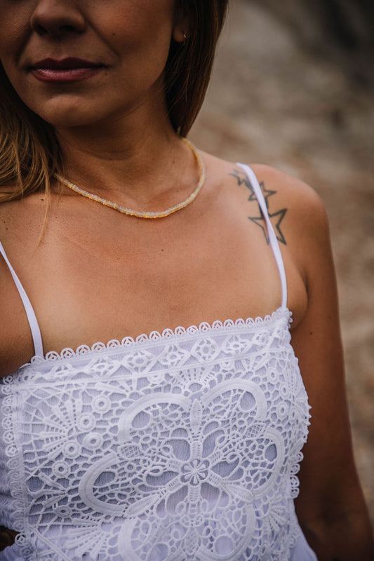 Ethereal Flame Necklace