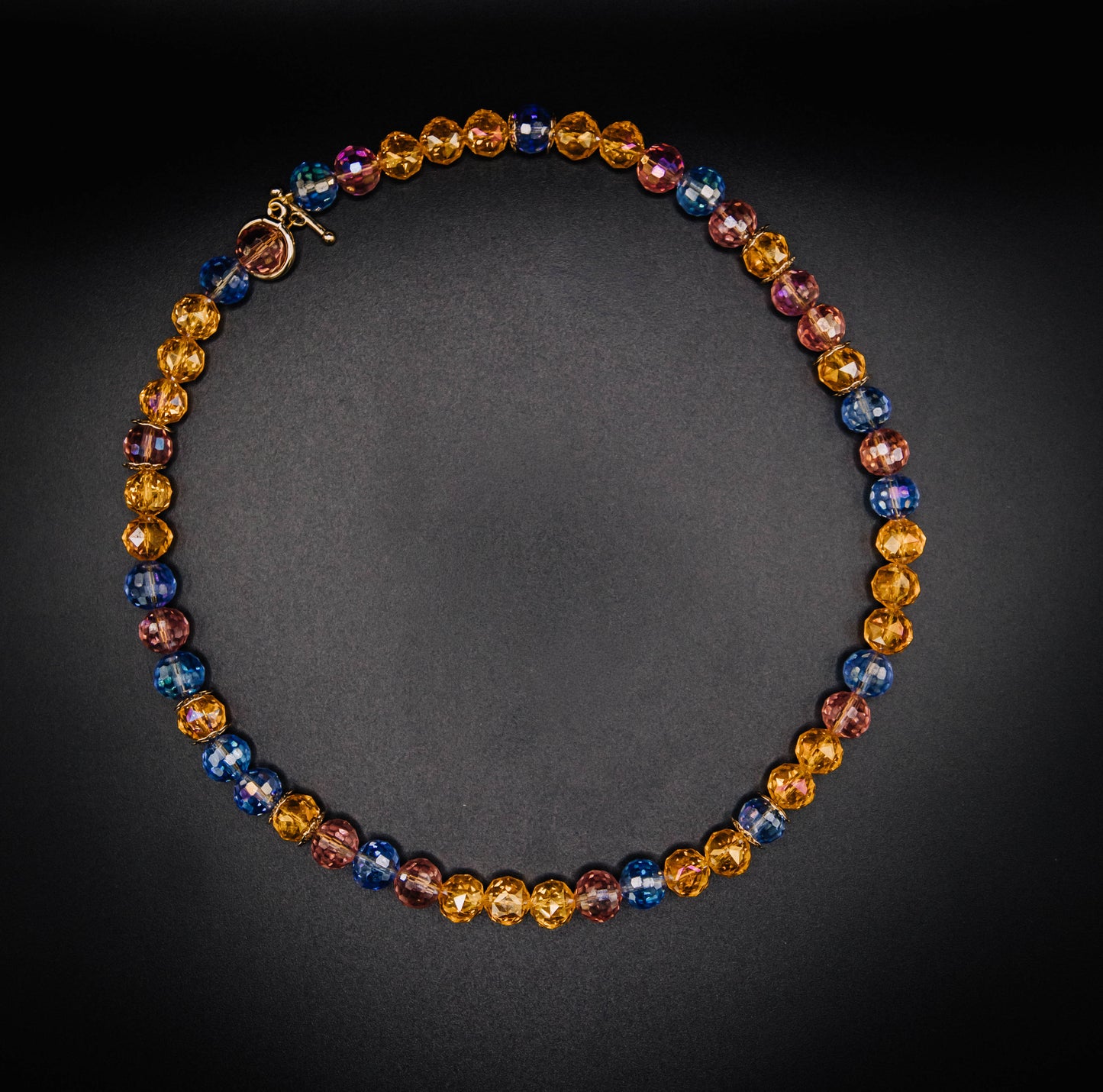 Crystal Embers Necklace and Bracelet Set