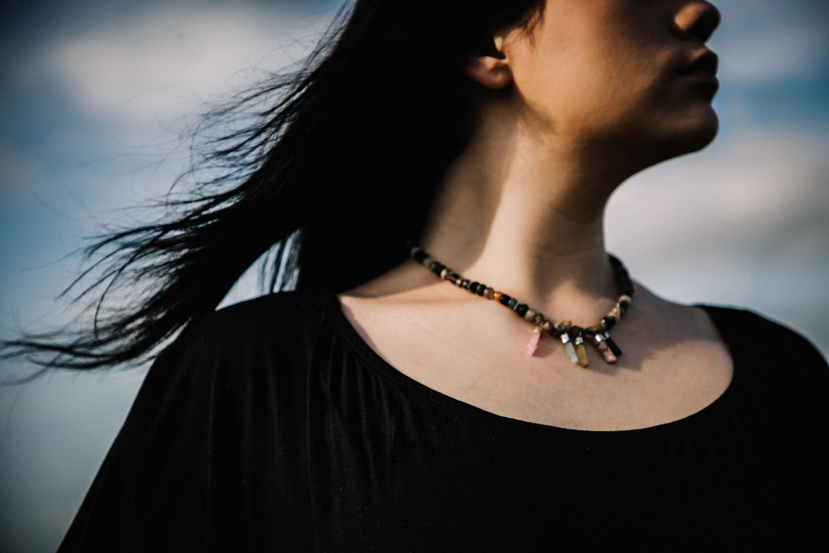 "The Muse" Mixed Tourmaline Necklace