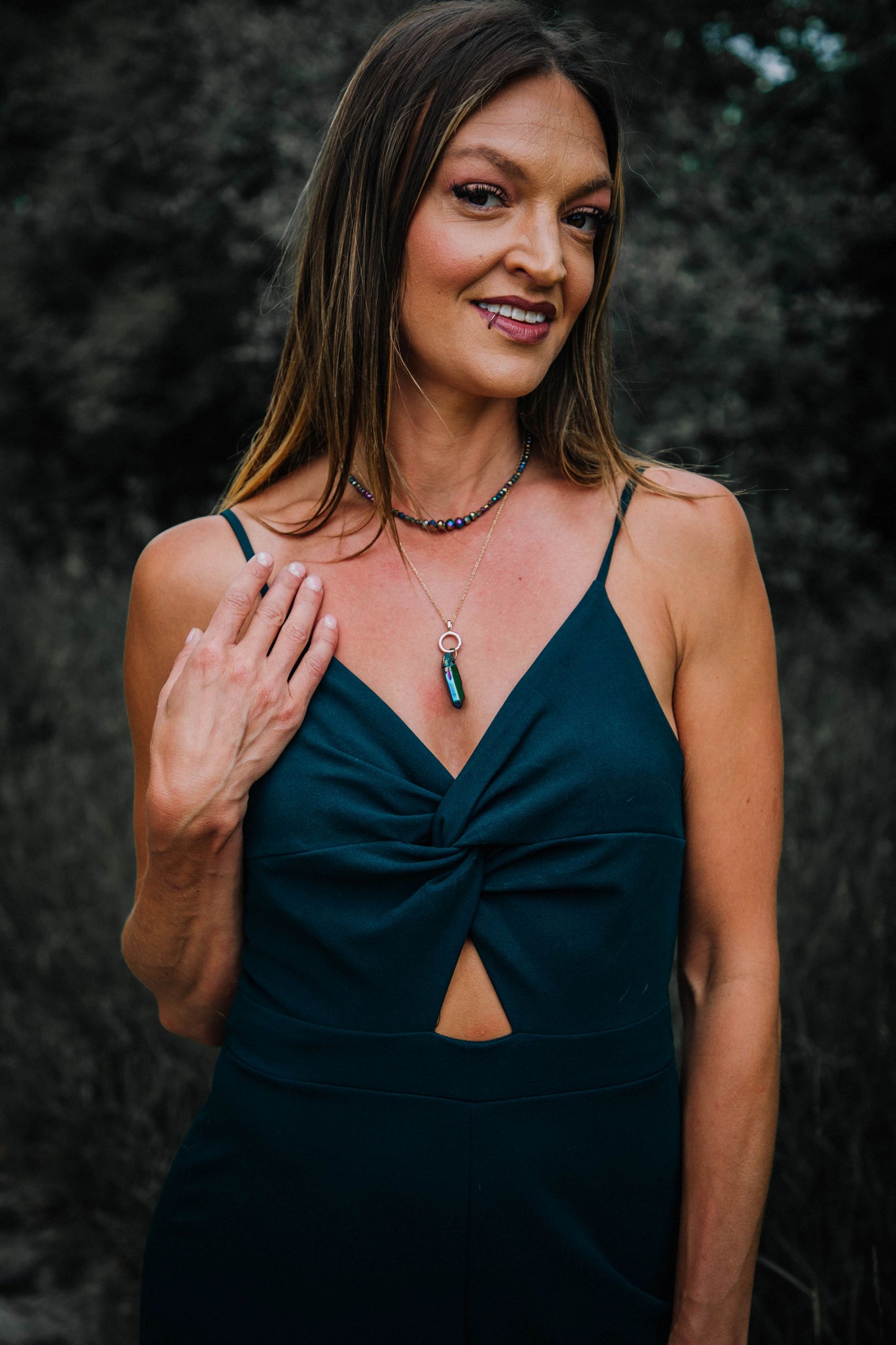 Titanium Spike Necklace