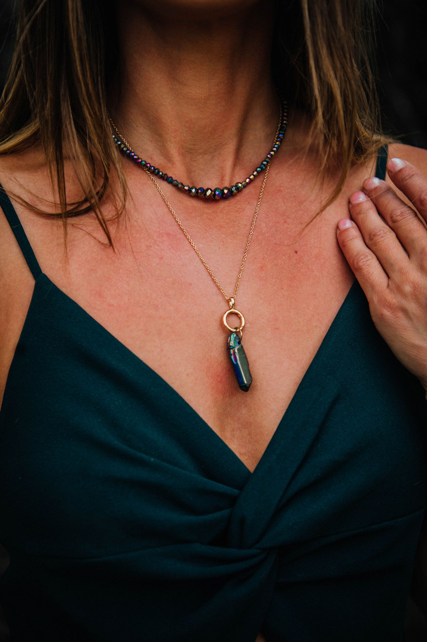 Titanium Spike Necklace