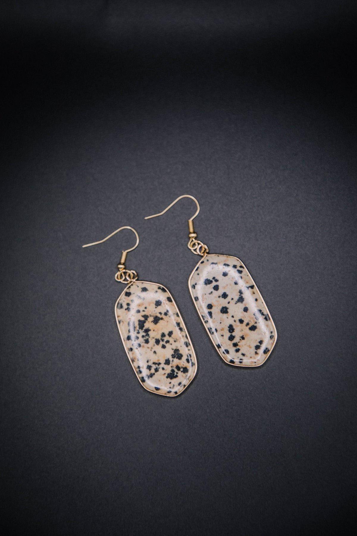 Dalmatian Jasper Earrings