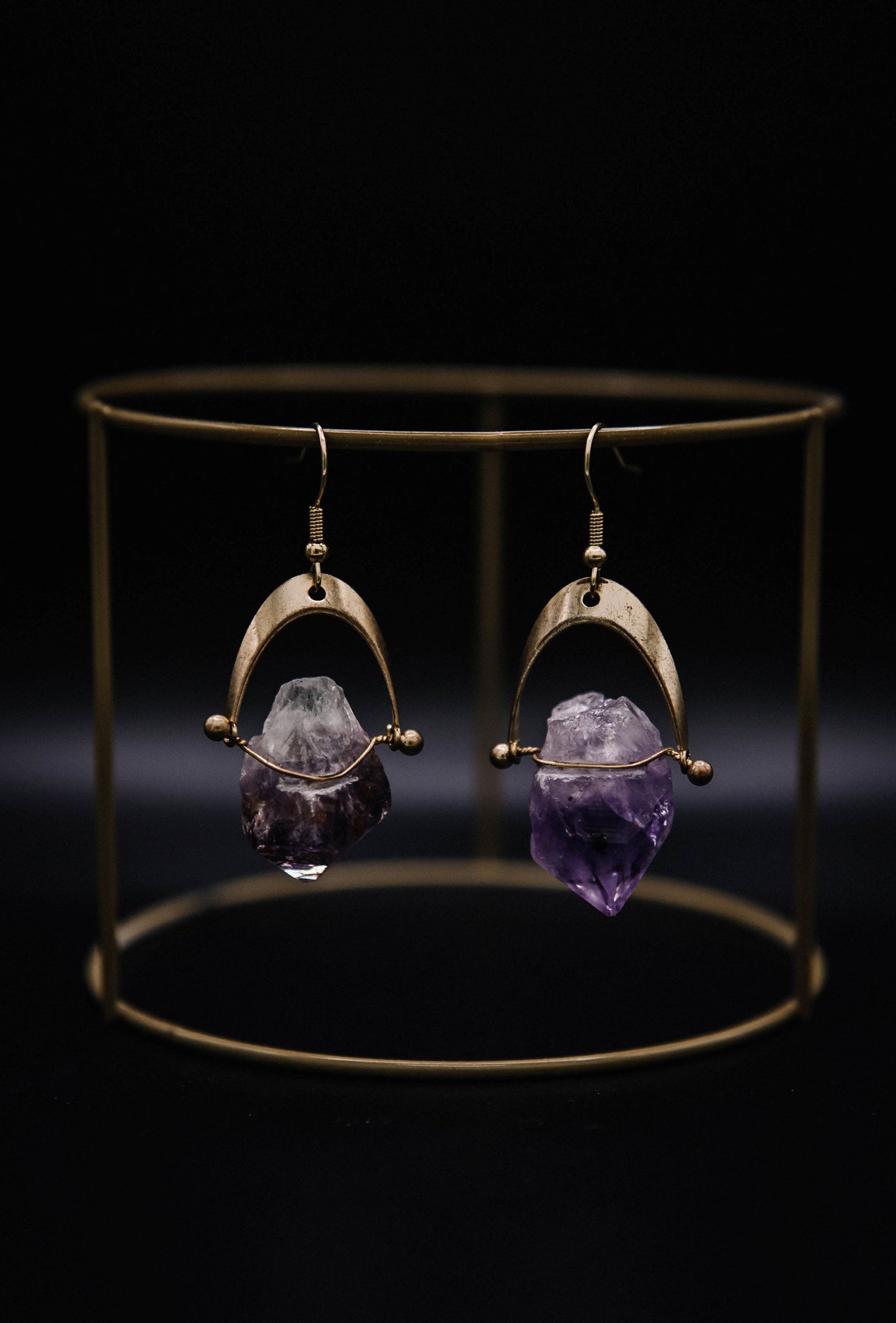 Amethyst Drop Earrings