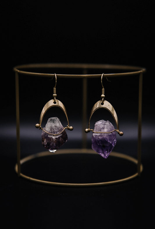 Amethyst Drop Earrings