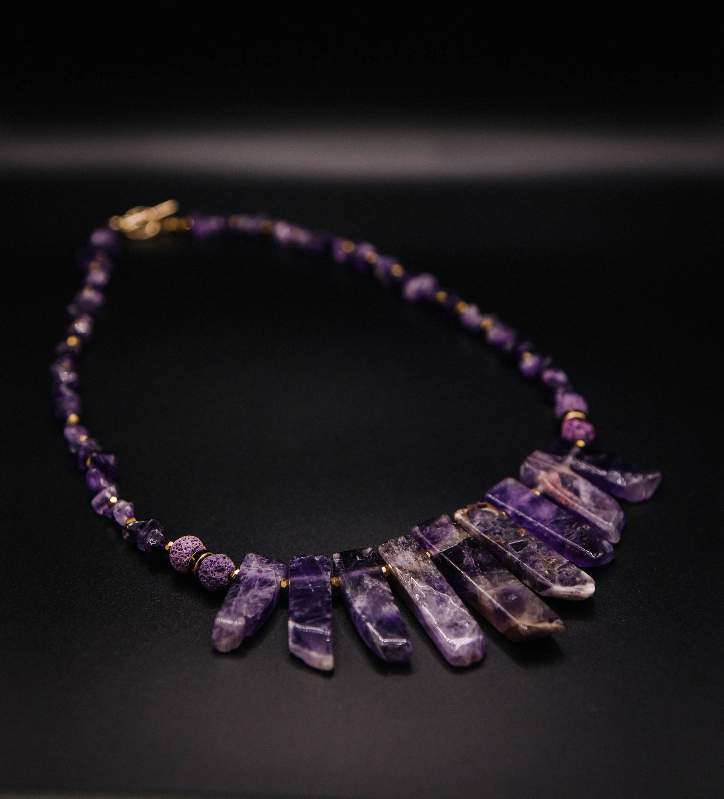 Amethyst Statement Necklace