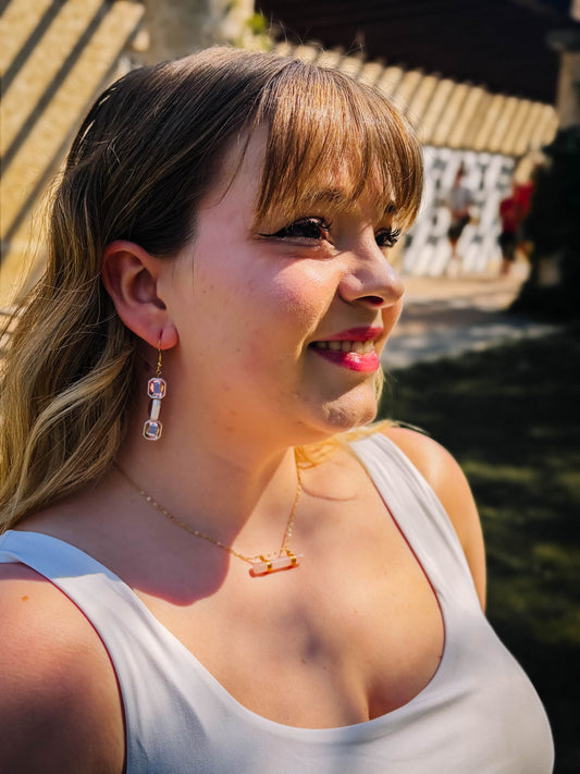 Blush Metaltone Earrings