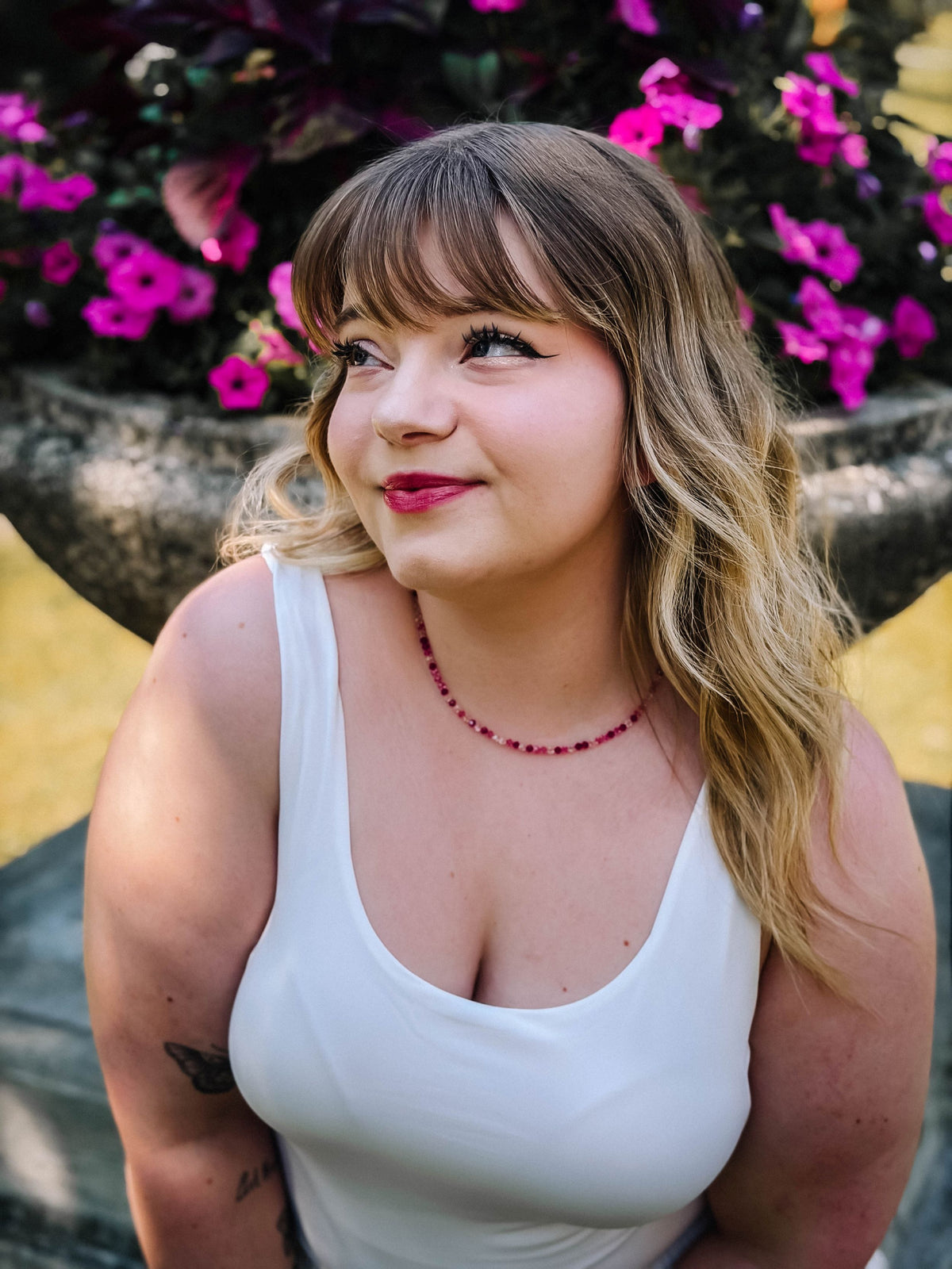 Wildly Blush Crystal Necklace