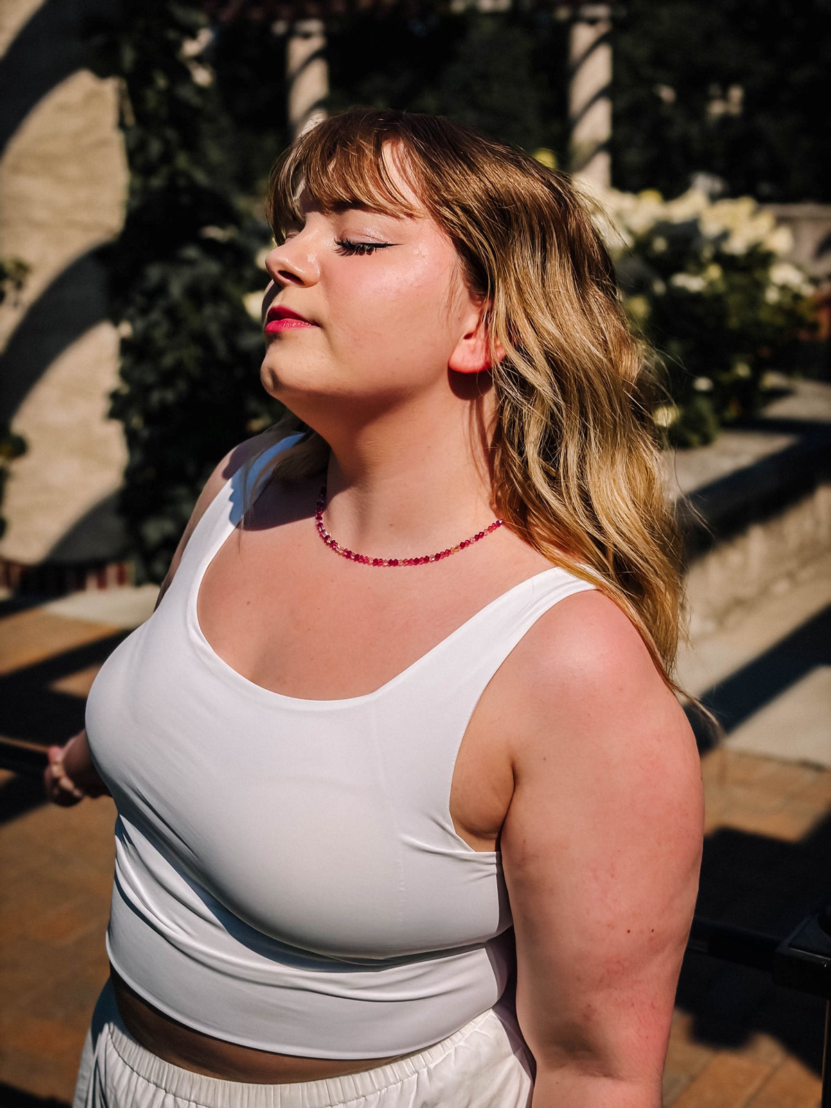 Wildly Blush Crystal Necklace