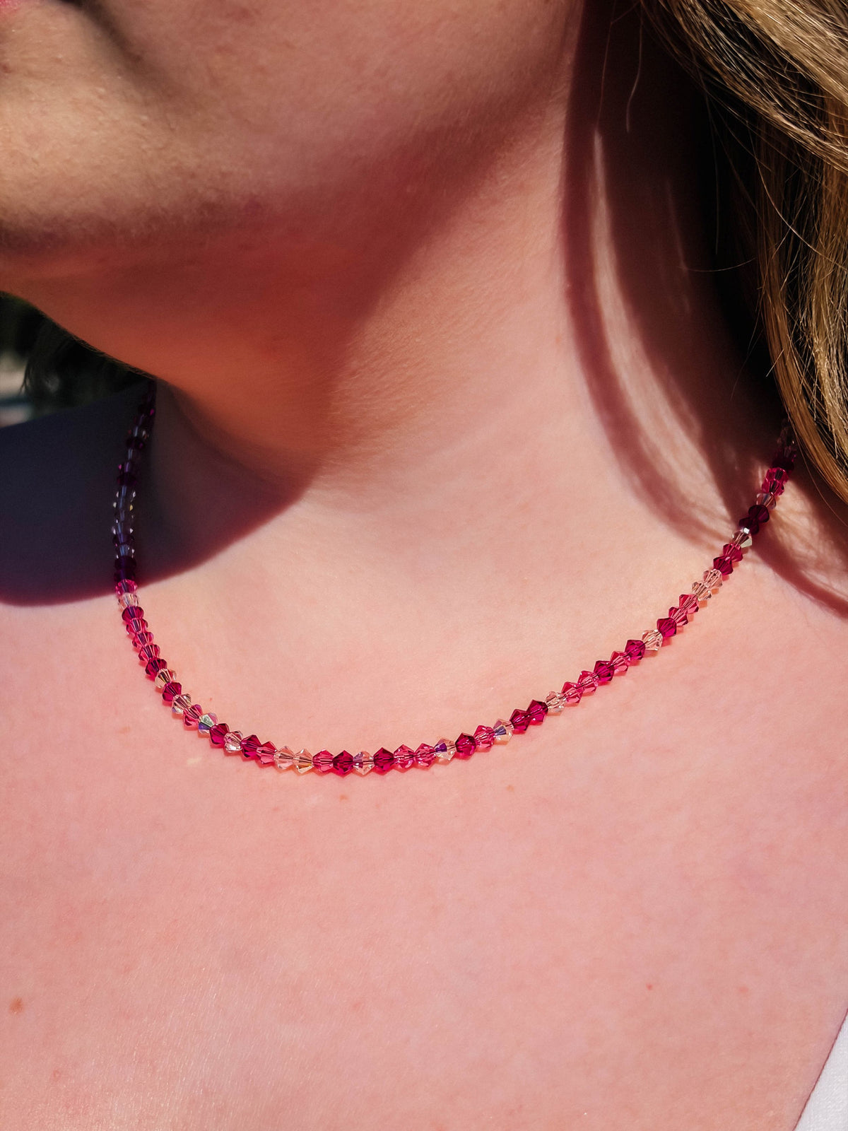 Wildly Blush Crystal Necklace