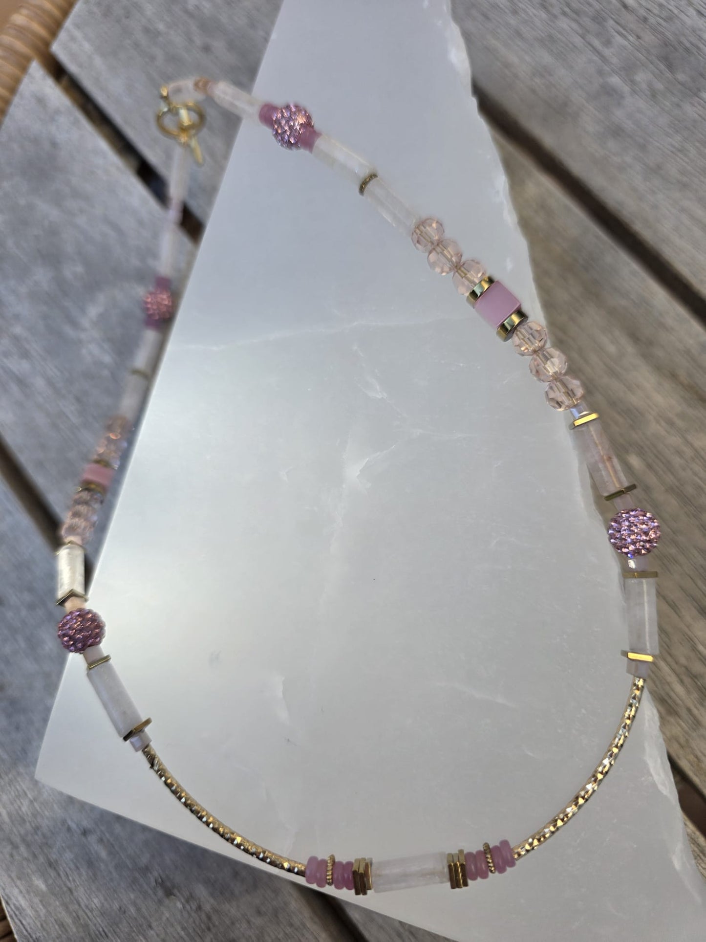 Gemstone Necklace + Earring Set