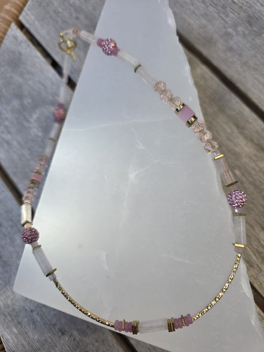 Gemstone Necklace + Earring Set